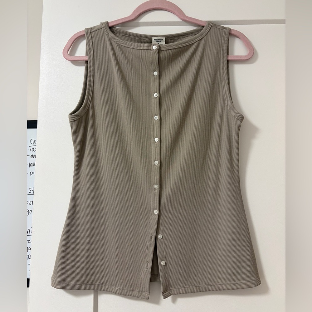 Abercrombie & Fitch Women's Tank Top - Taupe